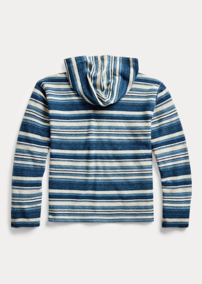 Ralph Lauren Striped Terry Hættetrøje Herre Danmark (LXHYB6803)